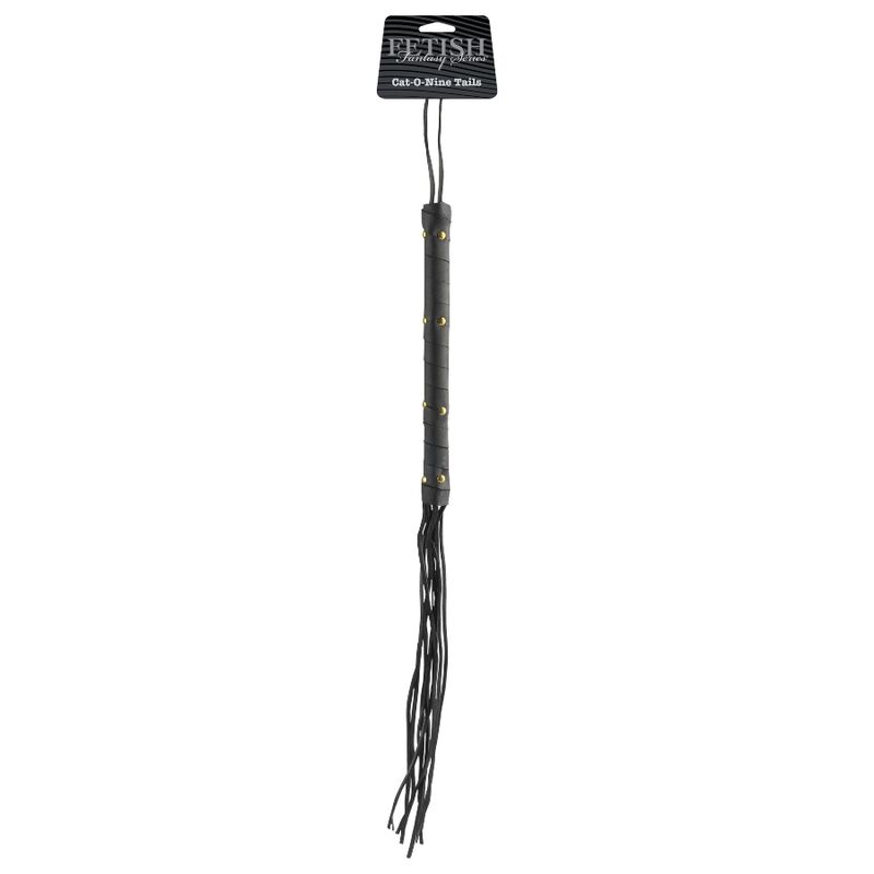 FETISH FANTASY LIMITED EDITION - LATIGO AZOTADOR PIEL NEGRO.